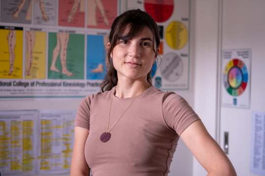 Kinesiologist in Melbourne West Alive Macann at her office